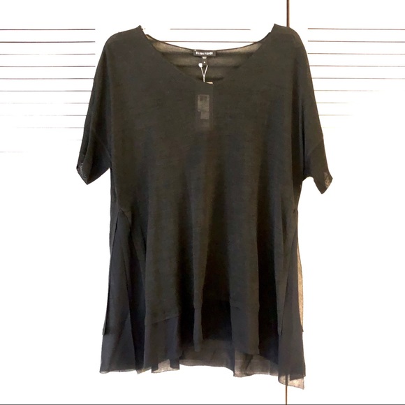 EILEEN Fisher silk jersey top - Picture 2 of 4